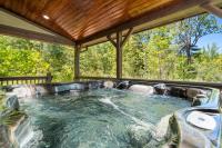 hot tub three bedroom cabin asheville, luxury cabin hot tub asheville