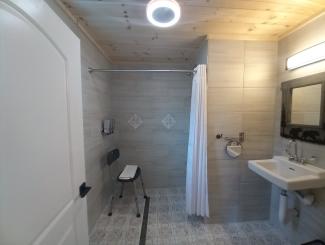 Hotels in Chimney Rock NC ADA Compliant room - Walk in Shower
