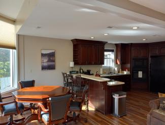 Hotels in Chimney Rock NC, The Carter Lodge Presidential Suite Kitchen/Dining