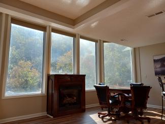 Hotels in Chimney Rock NC, The Carter Lodge Presidential Suite Living/Dining