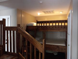 Hotels in Chimney Rock NC, The Carter Lodge Presidential Suite Bunk bed area