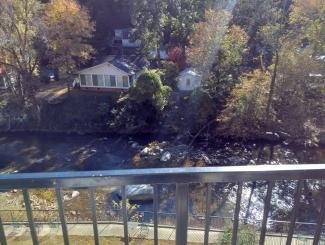 Hotels in Chimney Rock NC, The Carter Lodge Presidential Suite view from balcony