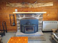 Cabin 6 fireplace