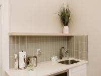 Images shows Kitchenette