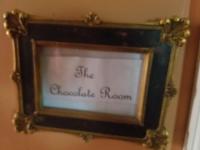 Chocolate Room Sign