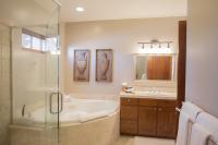 Lucca Guest Suite, View of Bathroom, The Canyon Villa, Paso Robles