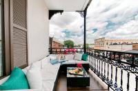 Relax on the New Orleans Style balcony in your own seating area